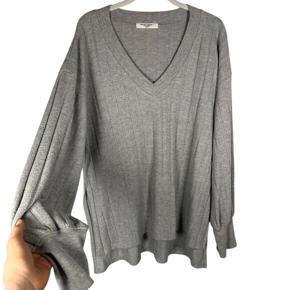 Project Social T Gray Long Sleeve Top Women's Medium - Picture 4 of 11